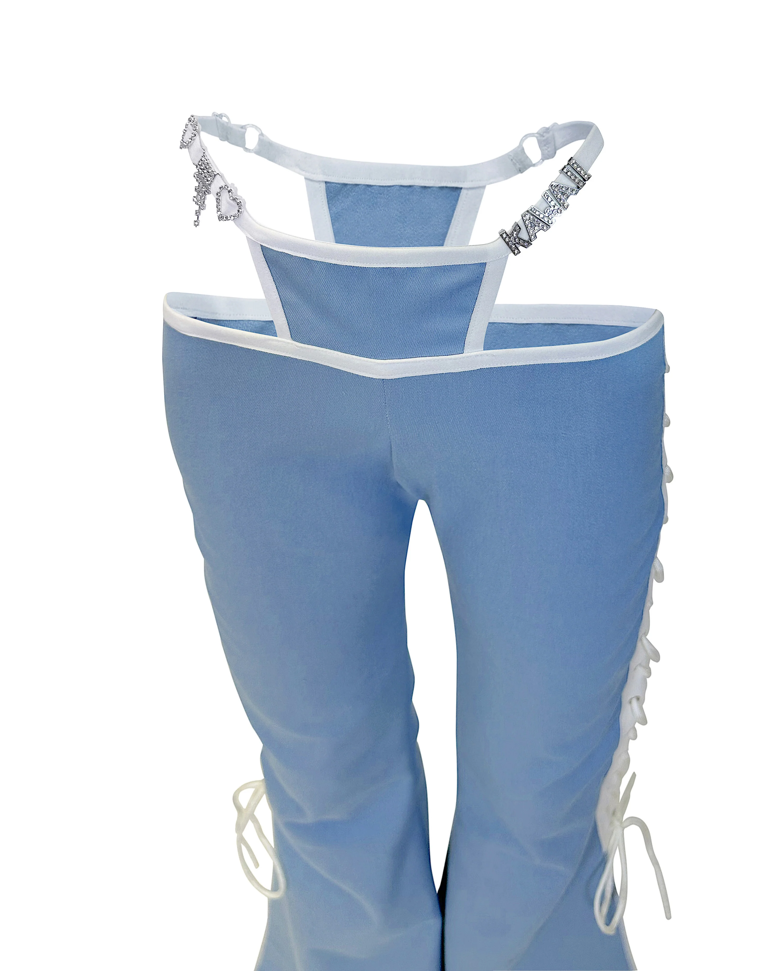 BELLA DENIM THONG PANTS - Image 6