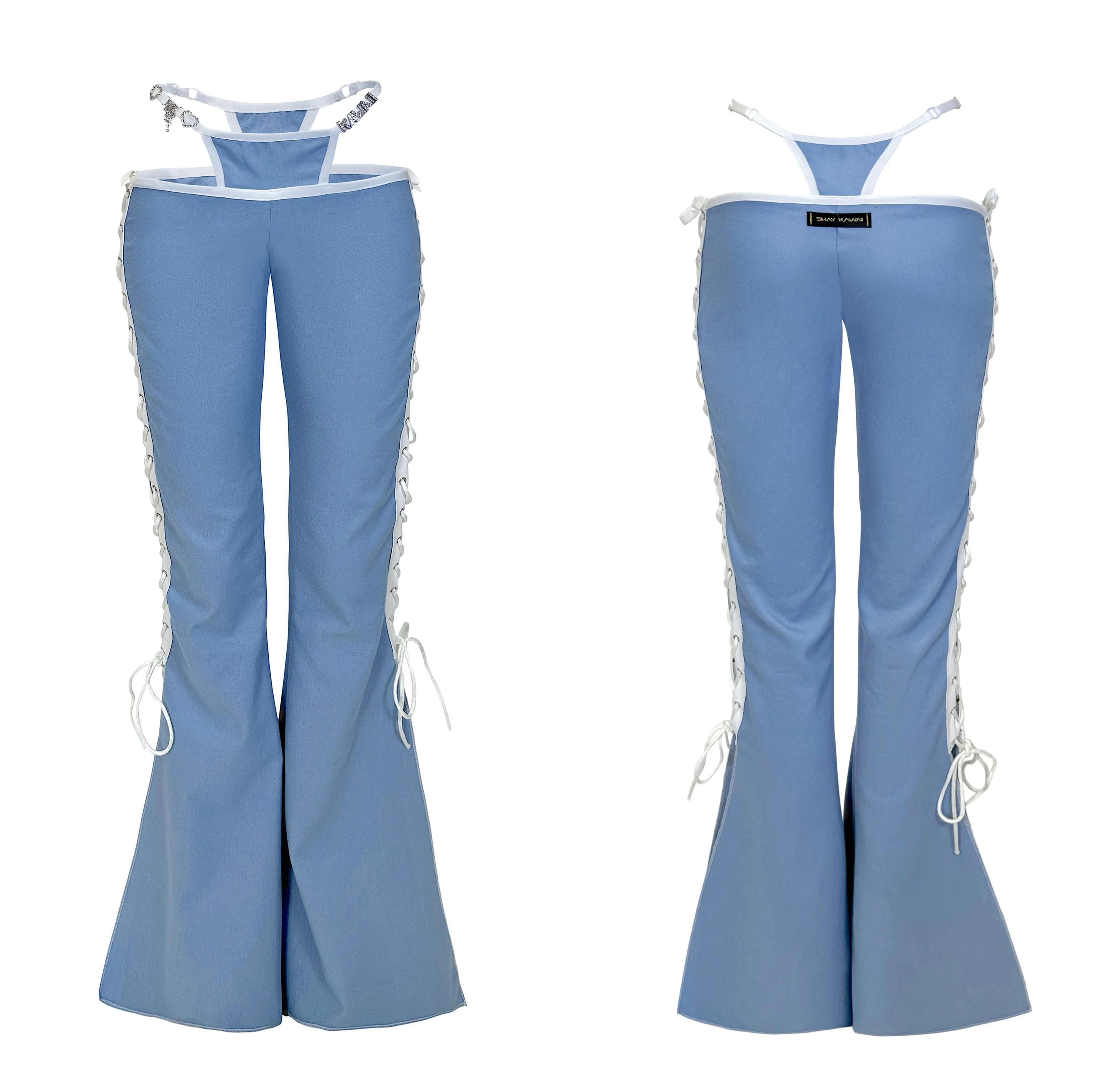 BELLA DENIM THONG PANTS - Image 9
