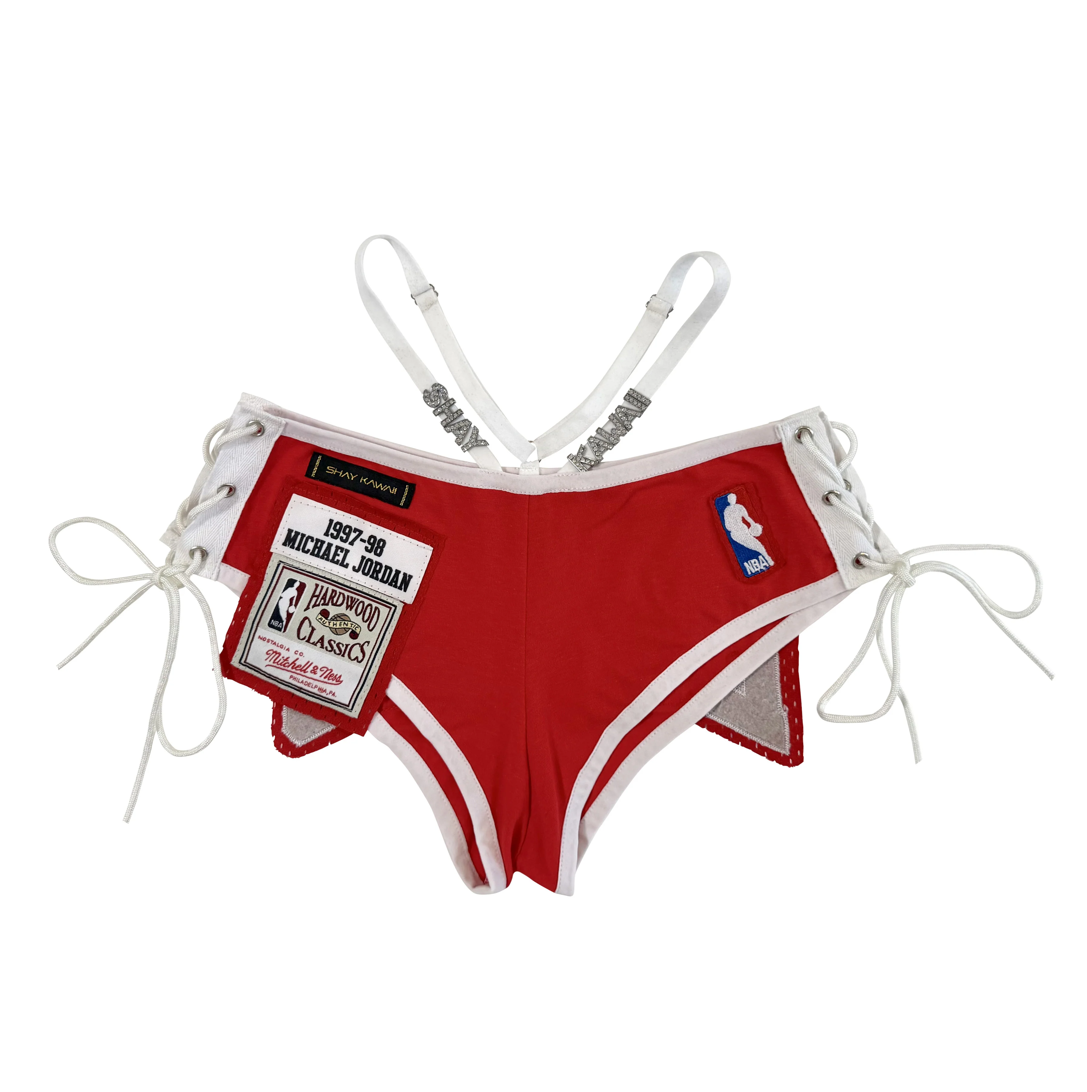 BULLS MINI SHORT SET RED - Image 6