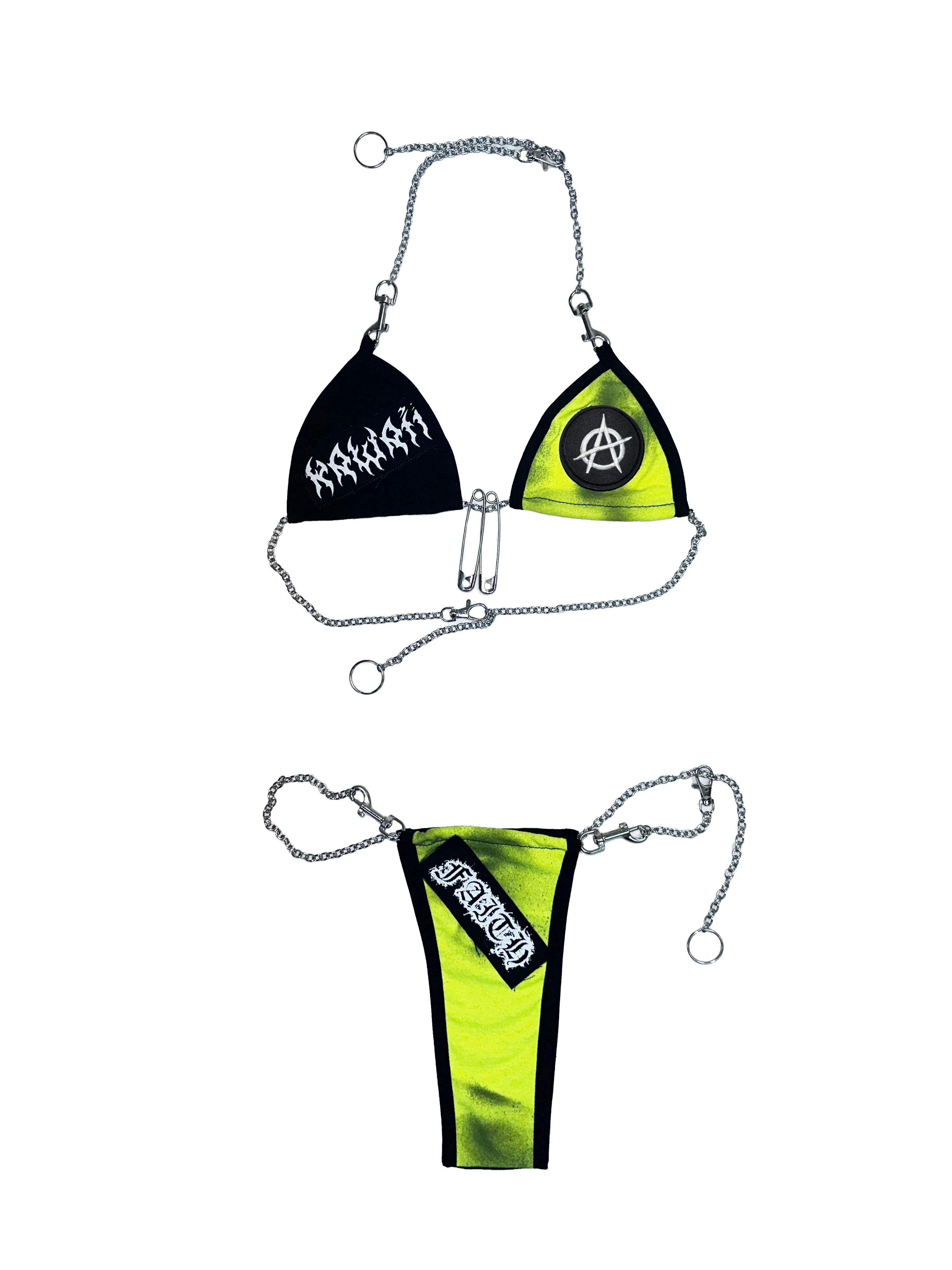 TWO TONE MAVERICK BIKINI (ANARCHY) - Image 3