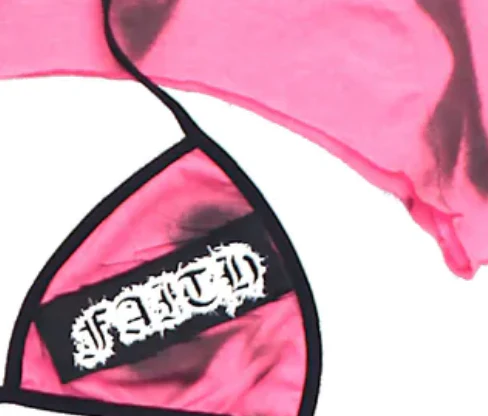 TIE DYE CROP T-SHIRT SET - Image 5