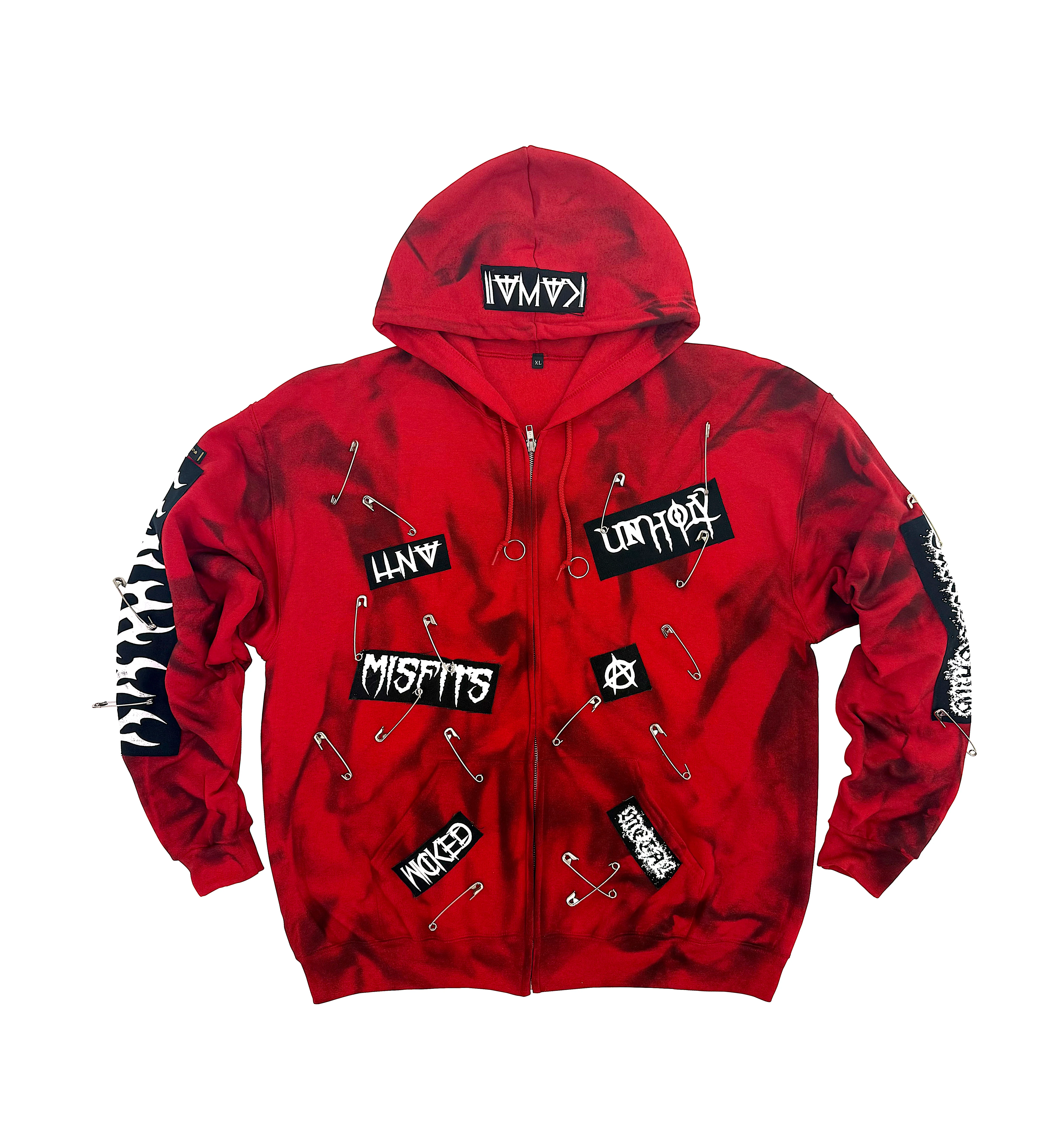 CRYPT HOODIE BLACK - Image 4