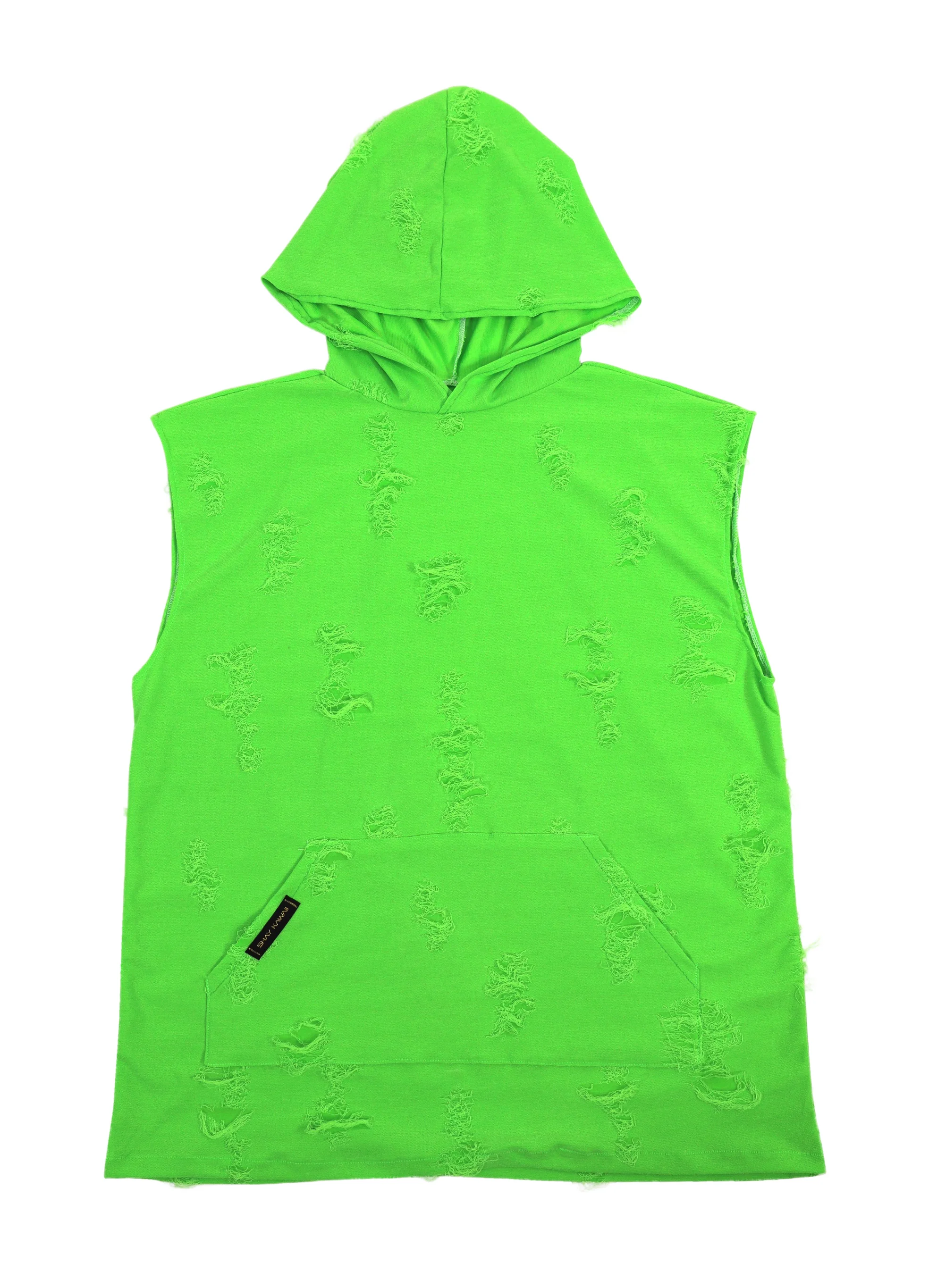DISTRESSED HOODED TEE - Image 2