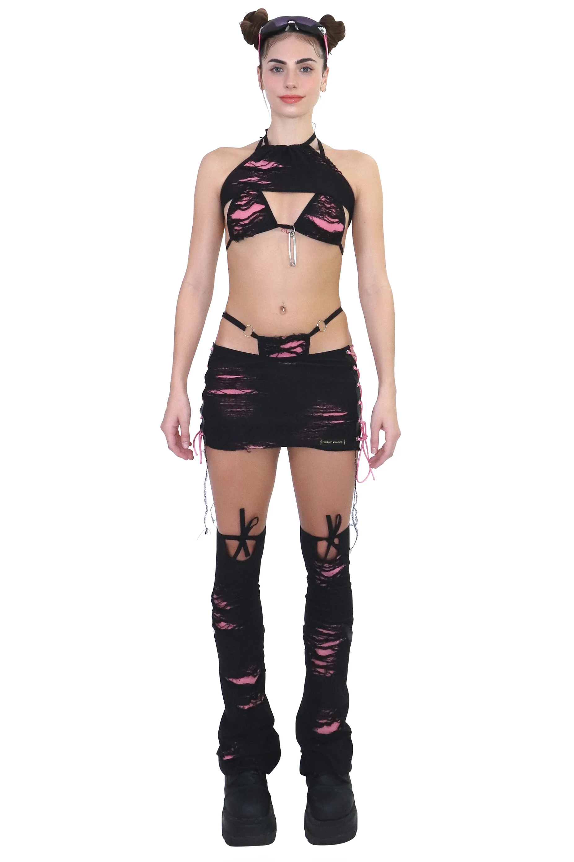 HOOLIGAN DISTRESSED SKIRT SET - Image 22