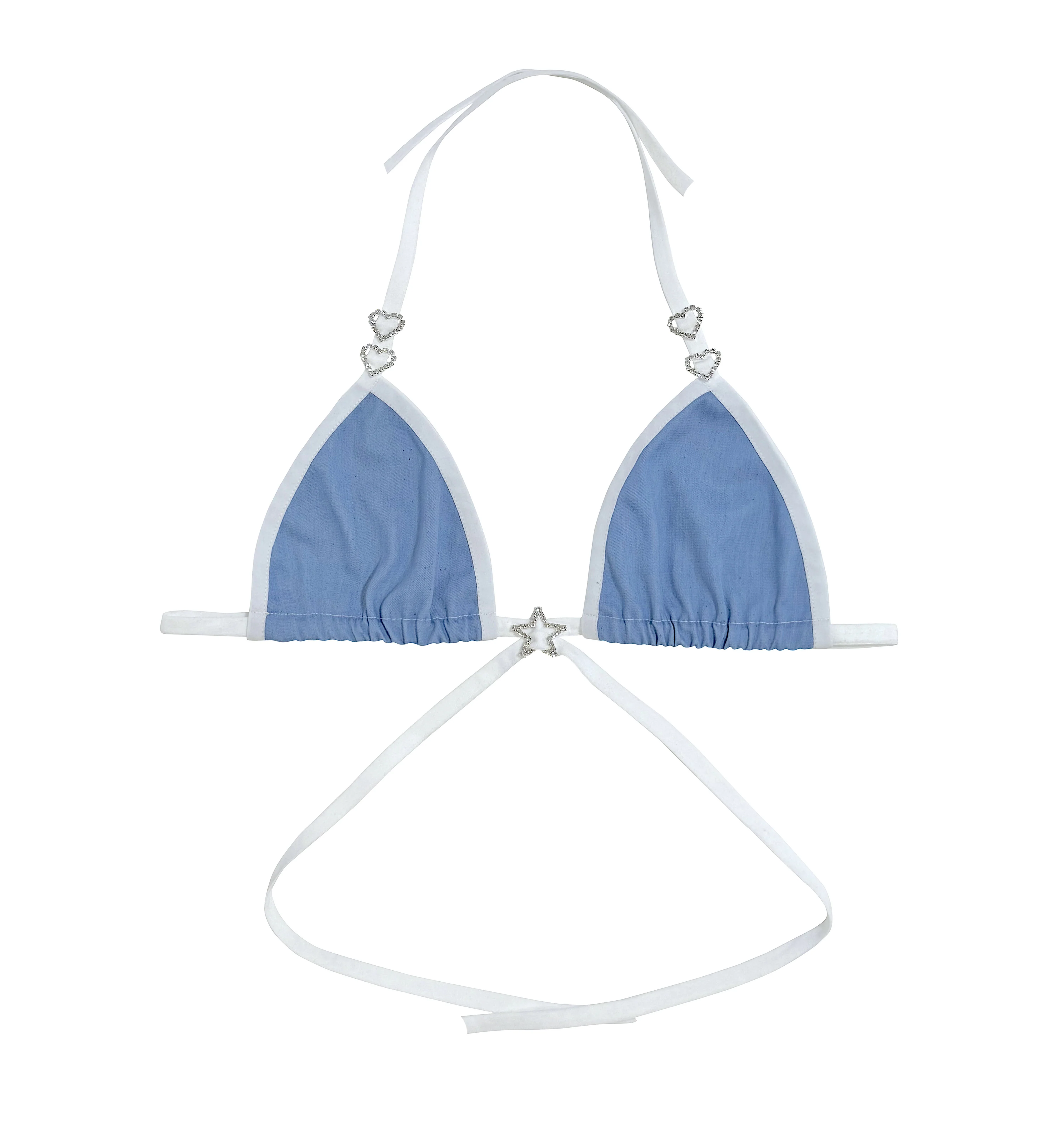 LILLY DENIM MINI SHORT SET - Image 2
