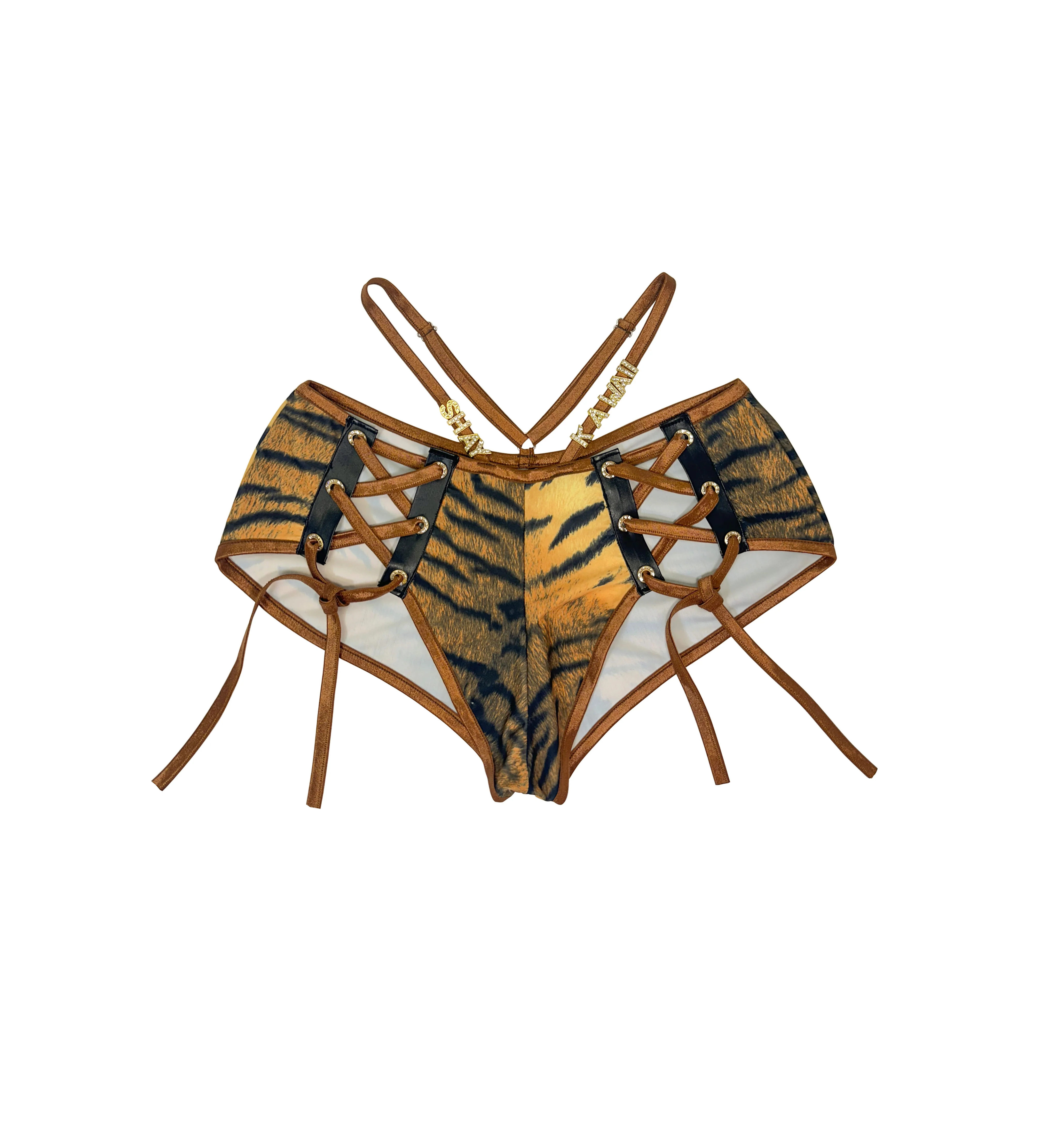 LILLY GOLD PYTHON MINI SHORT SET - Image 10