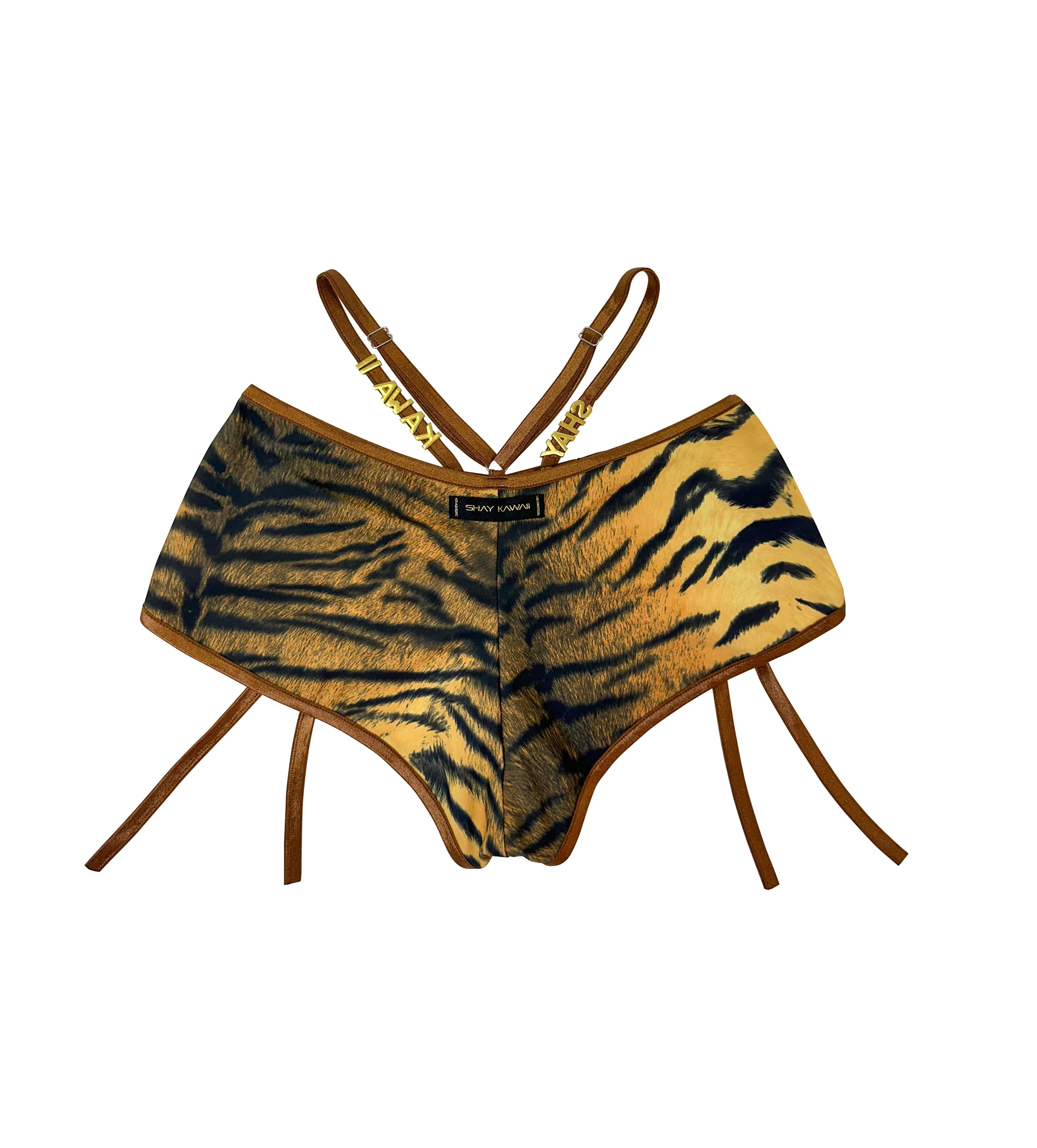 LILLY GOLD PYTHON MINI SHORT SET - Image 9