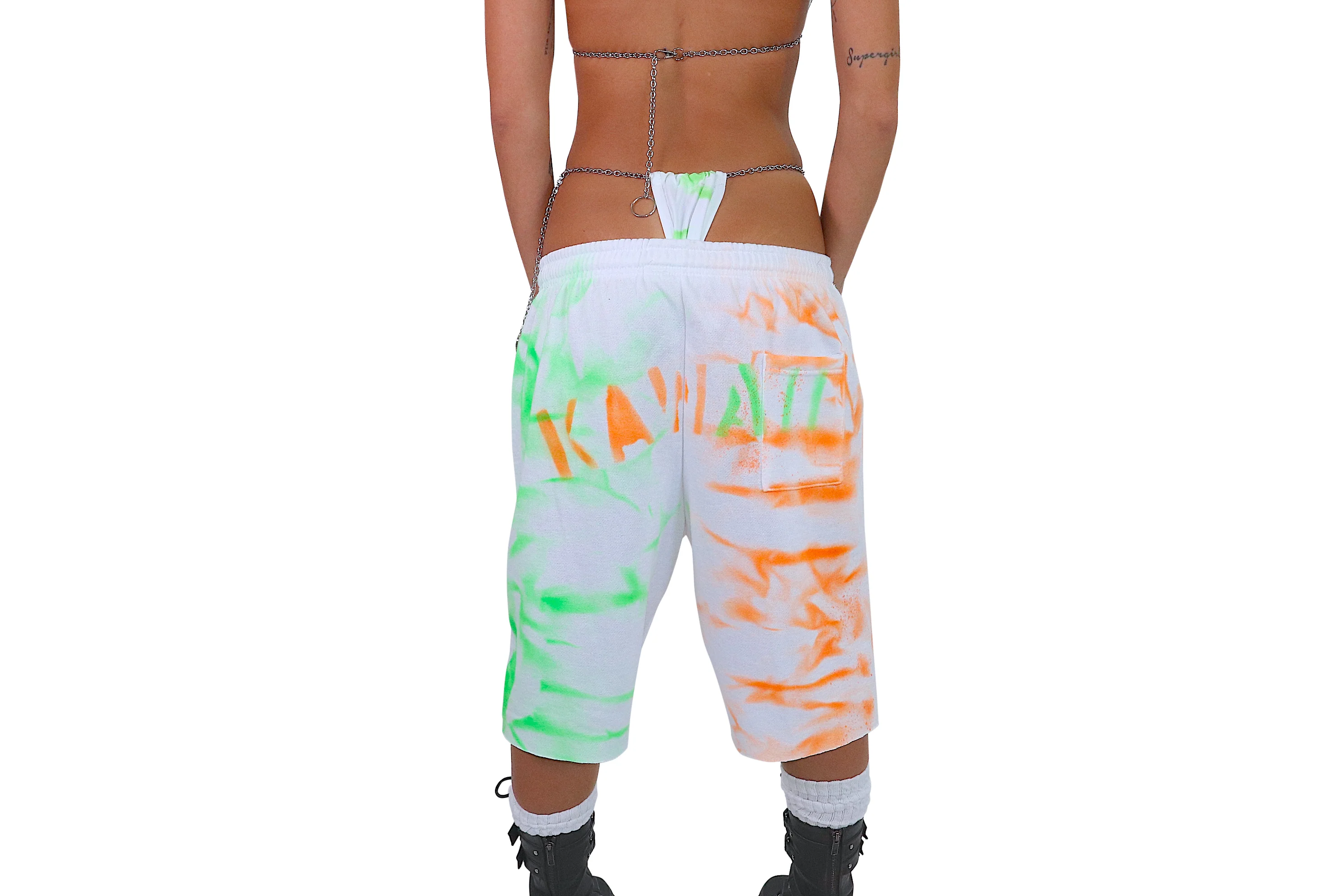 MONEY TIE DYE SHORTS - Image 4