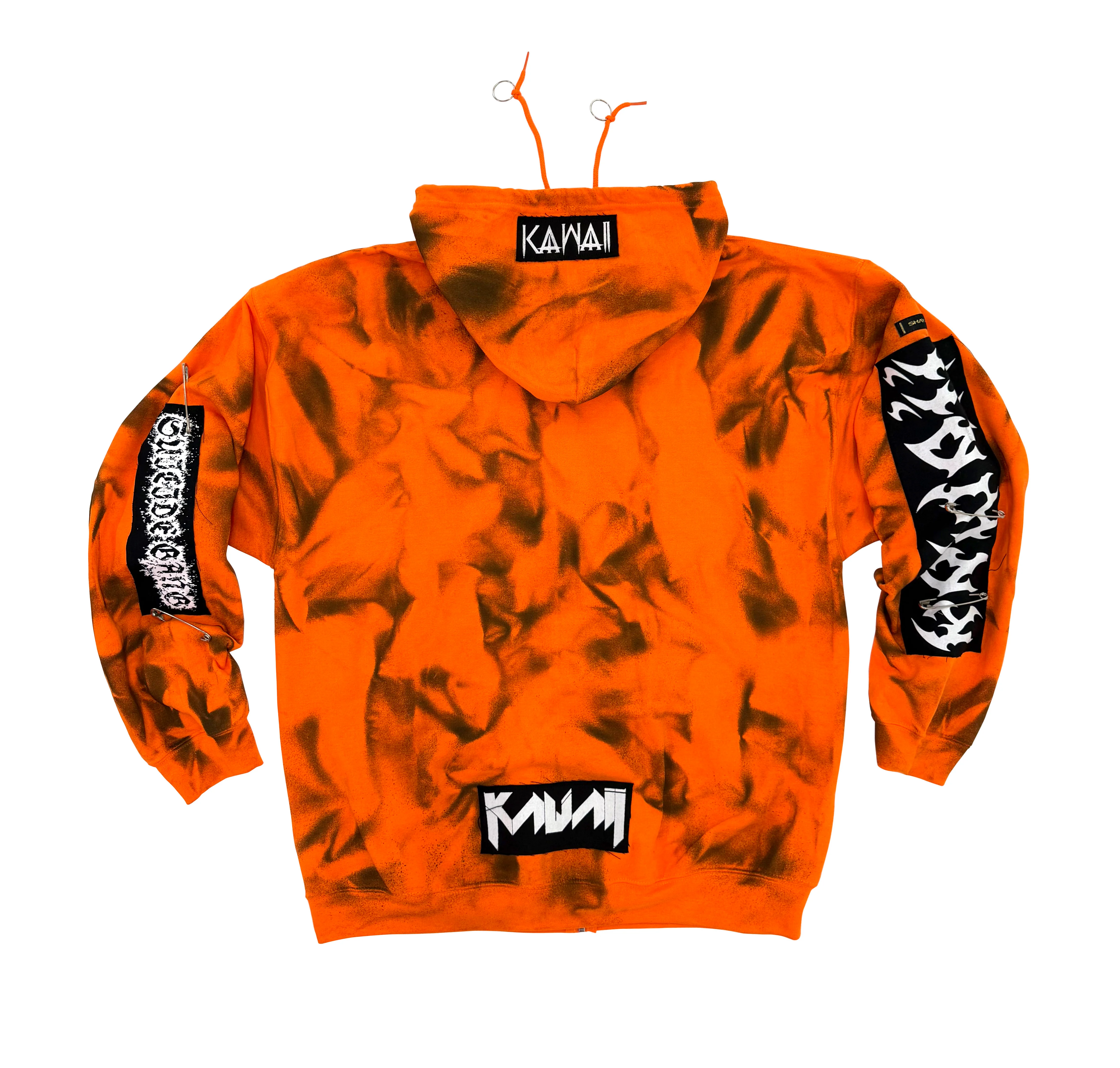 CRYPT ORANGE HOODIE - Image 2