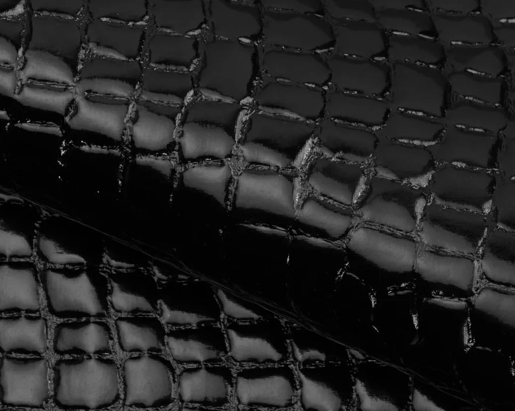 PEEKABOO CROC PANTS BLACK - Image 16