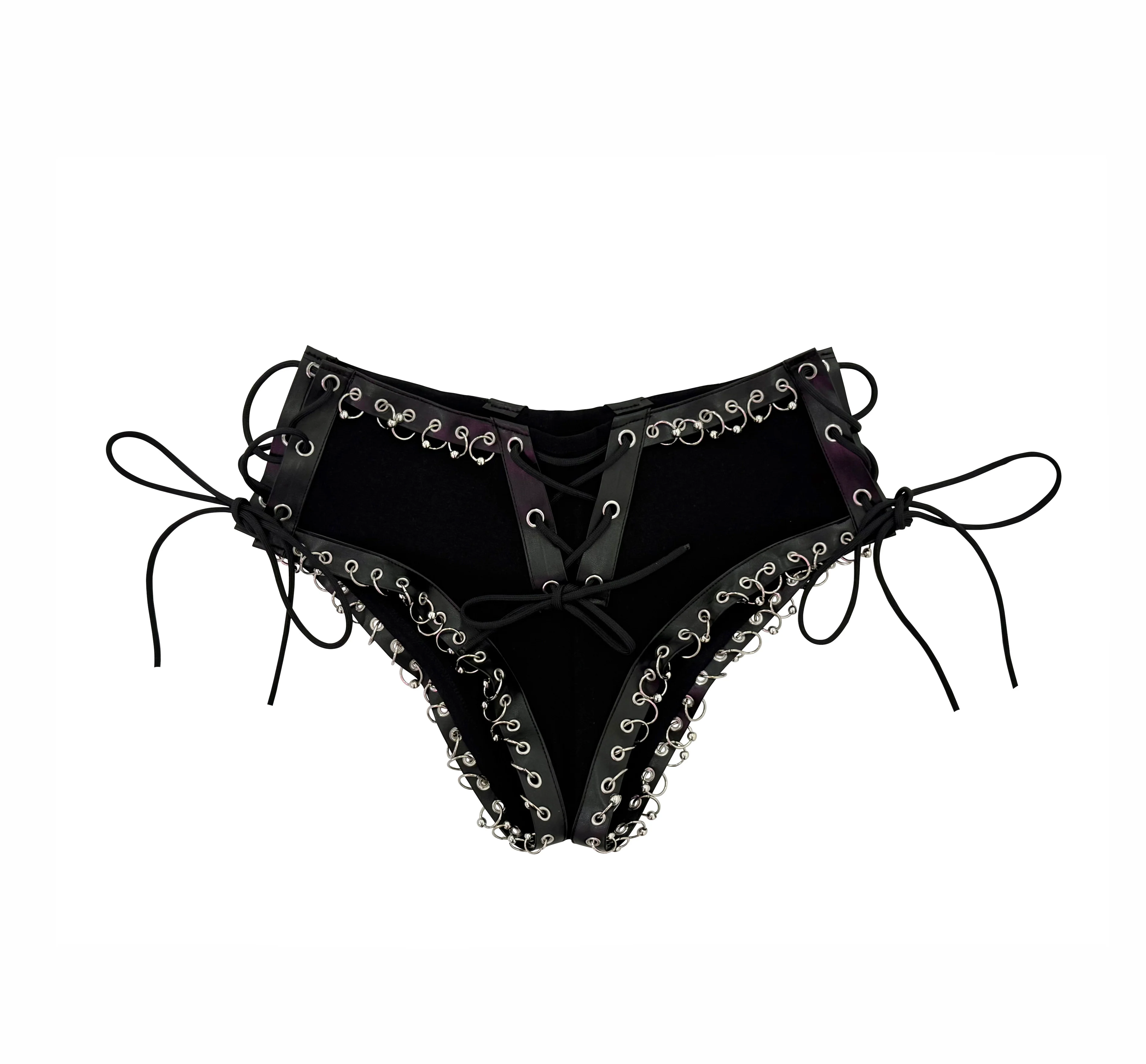 PIERCED DOLL MINI SHORTS - Image 3