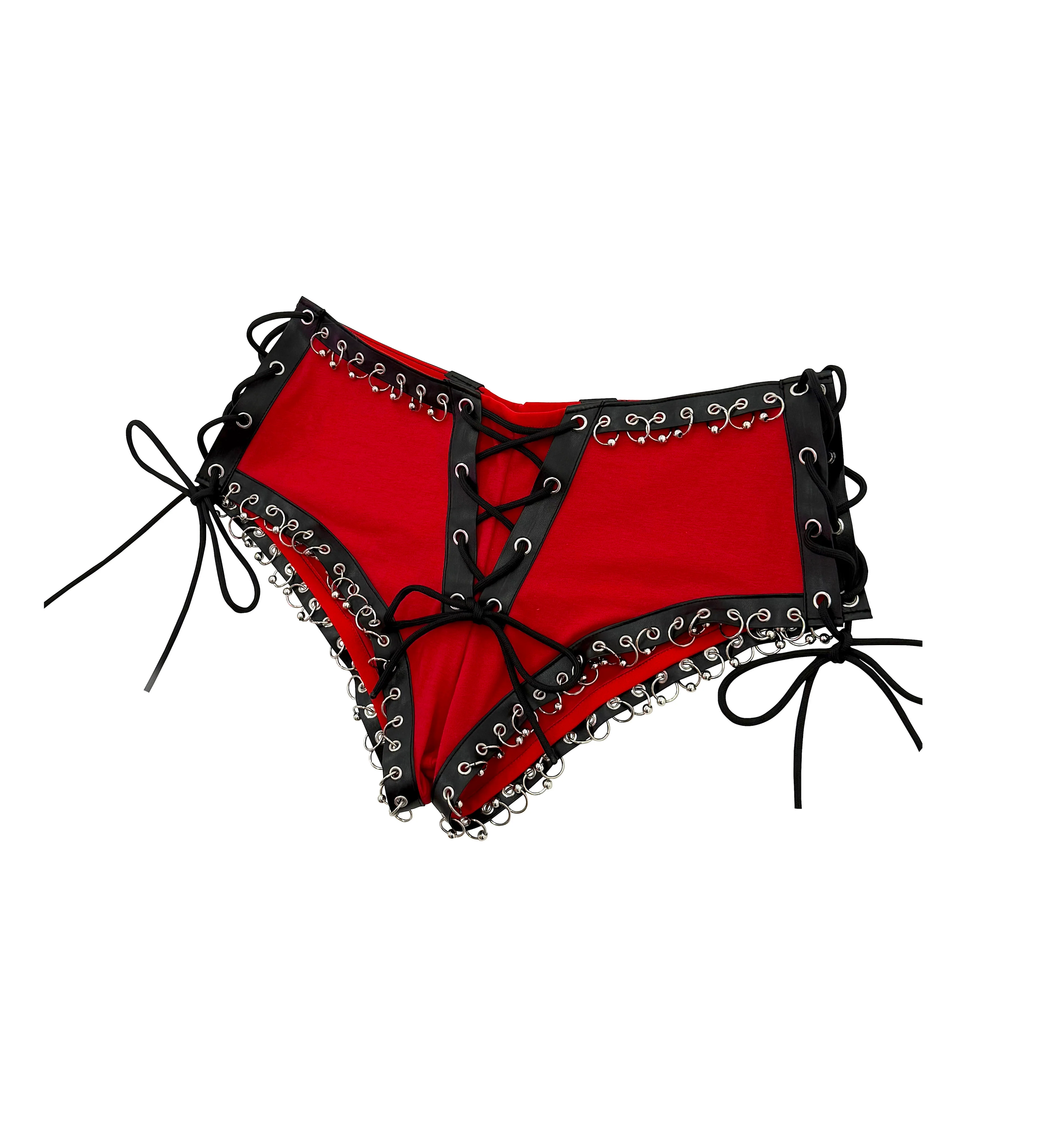 PIERCED DOLL MINI SHORTS - Image 6