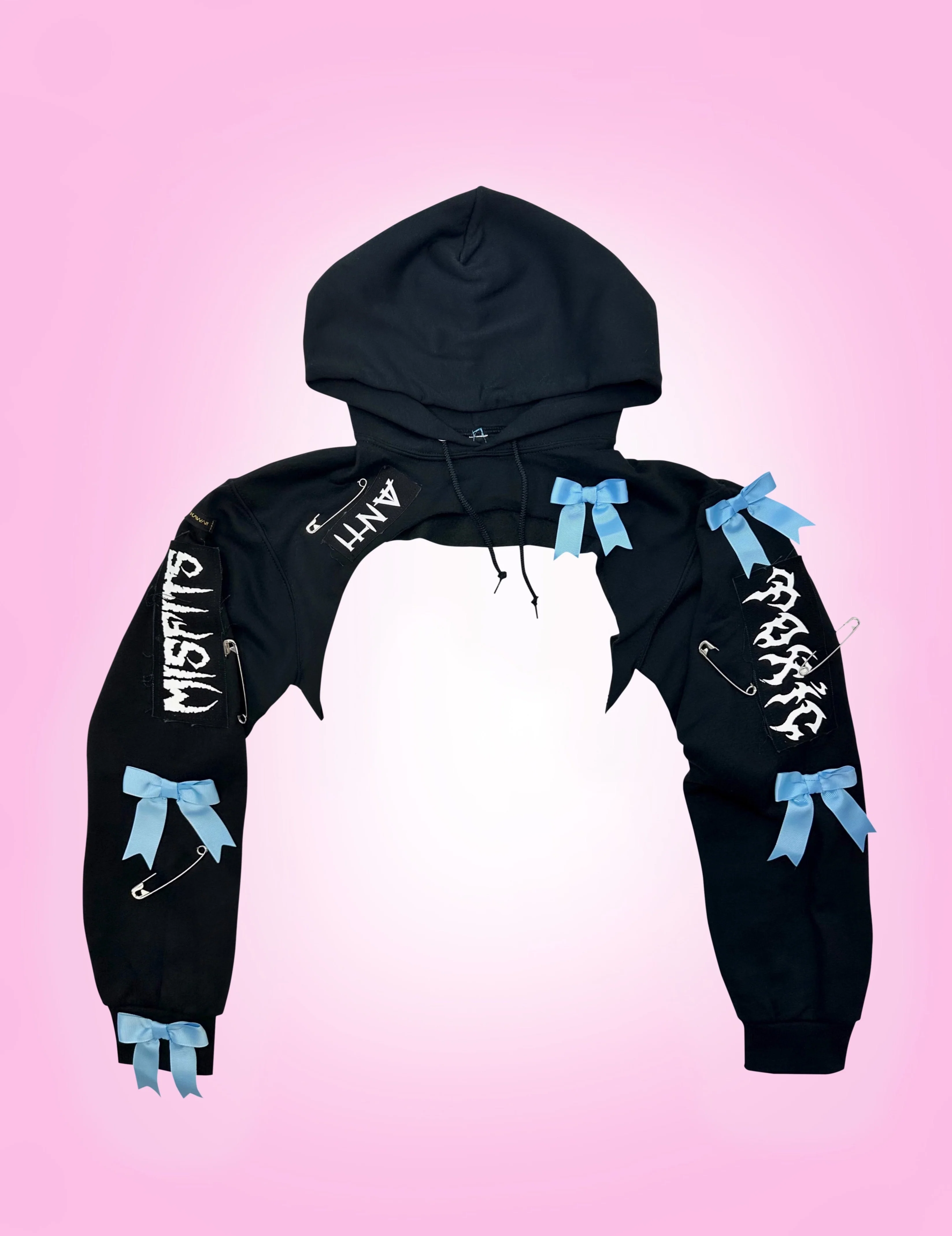 RTS CRÈME DE LA CRÈME CROP HOODIE // SIZE SMALL / MEDIUM - Image 3