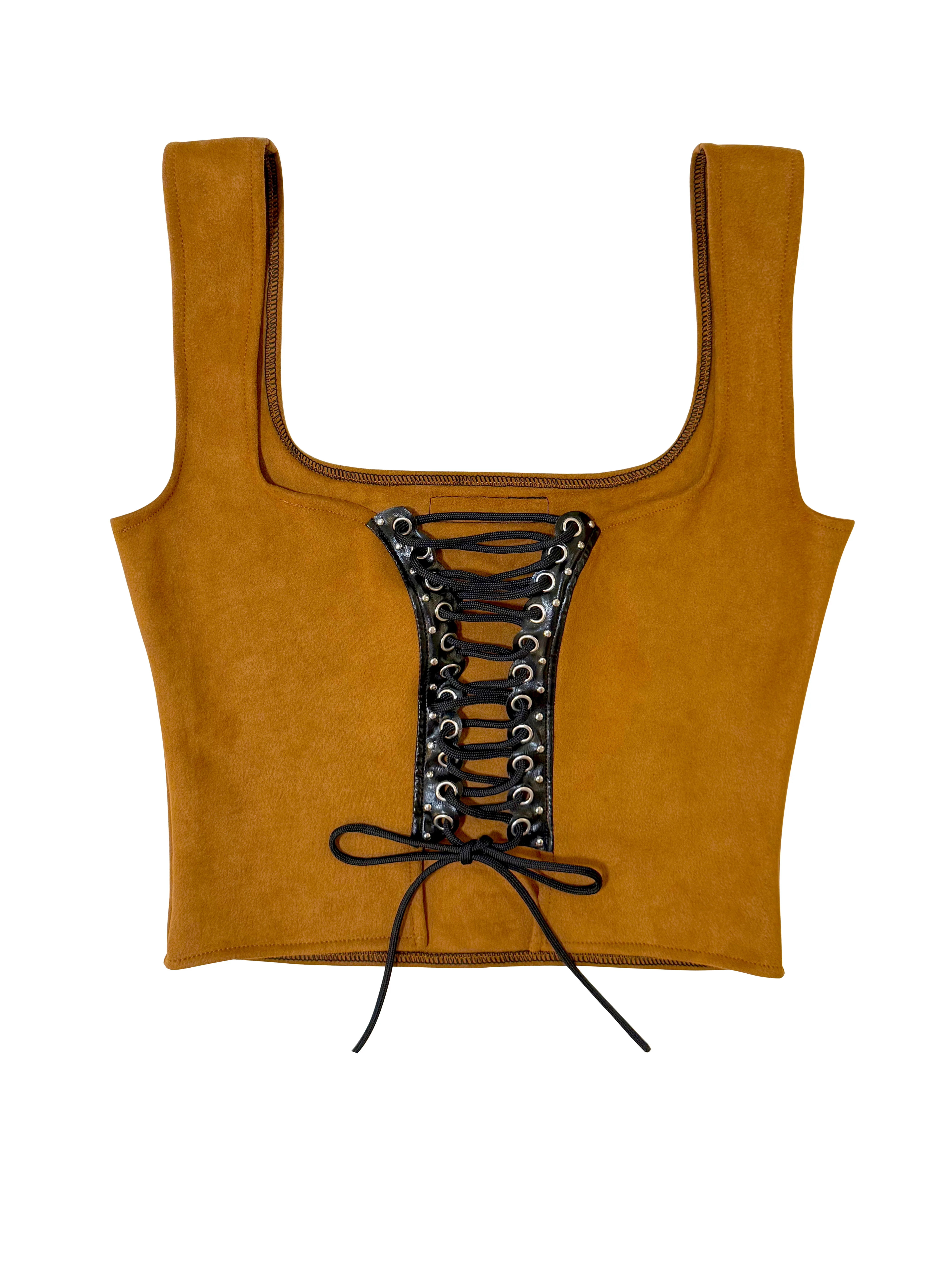 SALOON GIRL TOP AQUA - Image 5