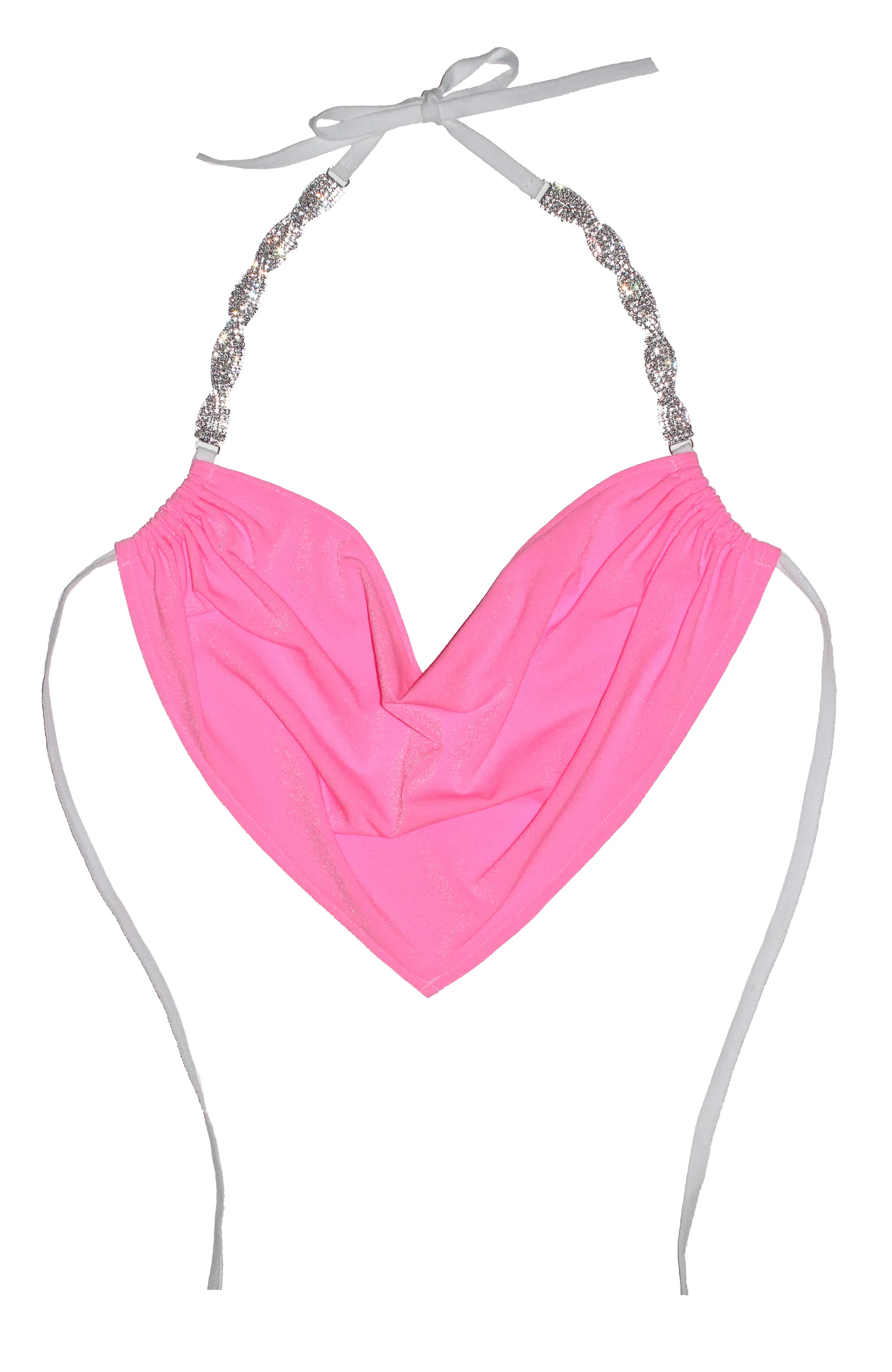 THE "DIAMANTE" DRAPED TOP