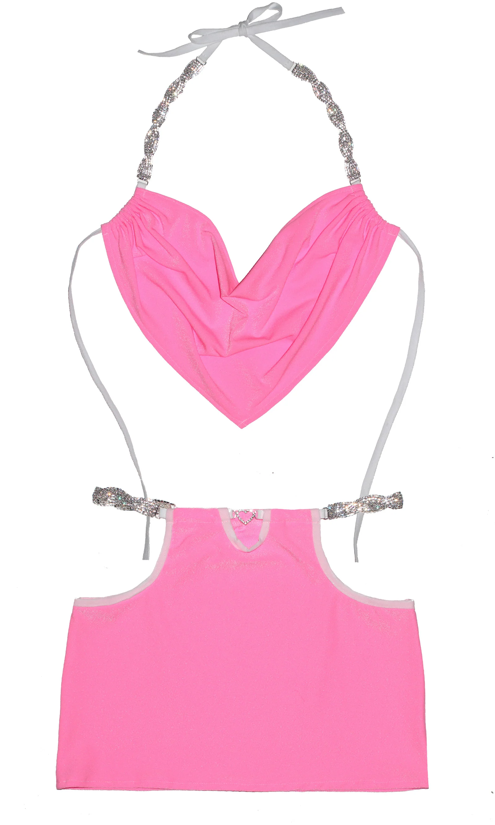 THE "DIAMANTE" DRAPED TOP - Image 3