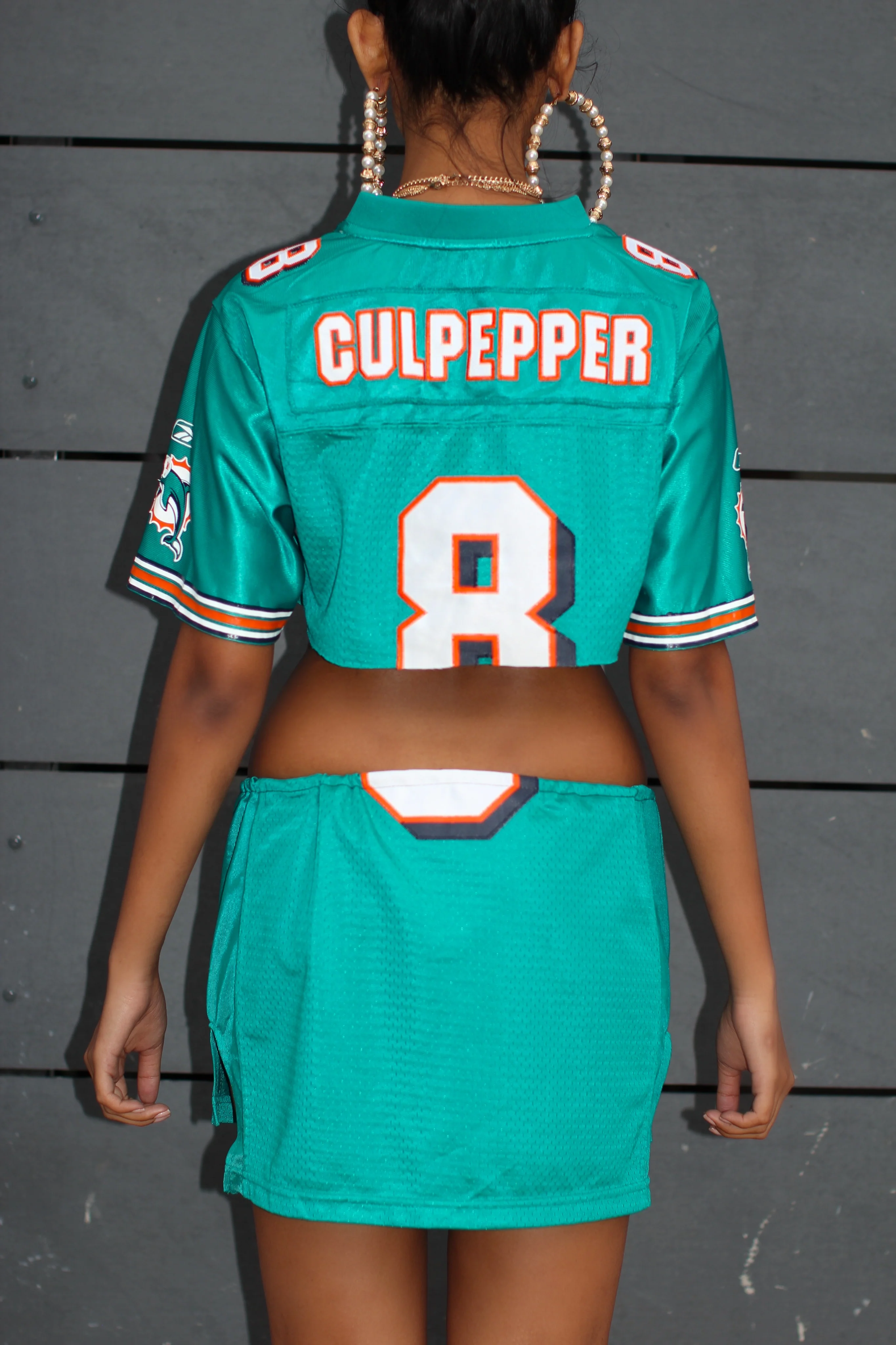 MIAMI DOLPHINS SKIRT SET - Image 3