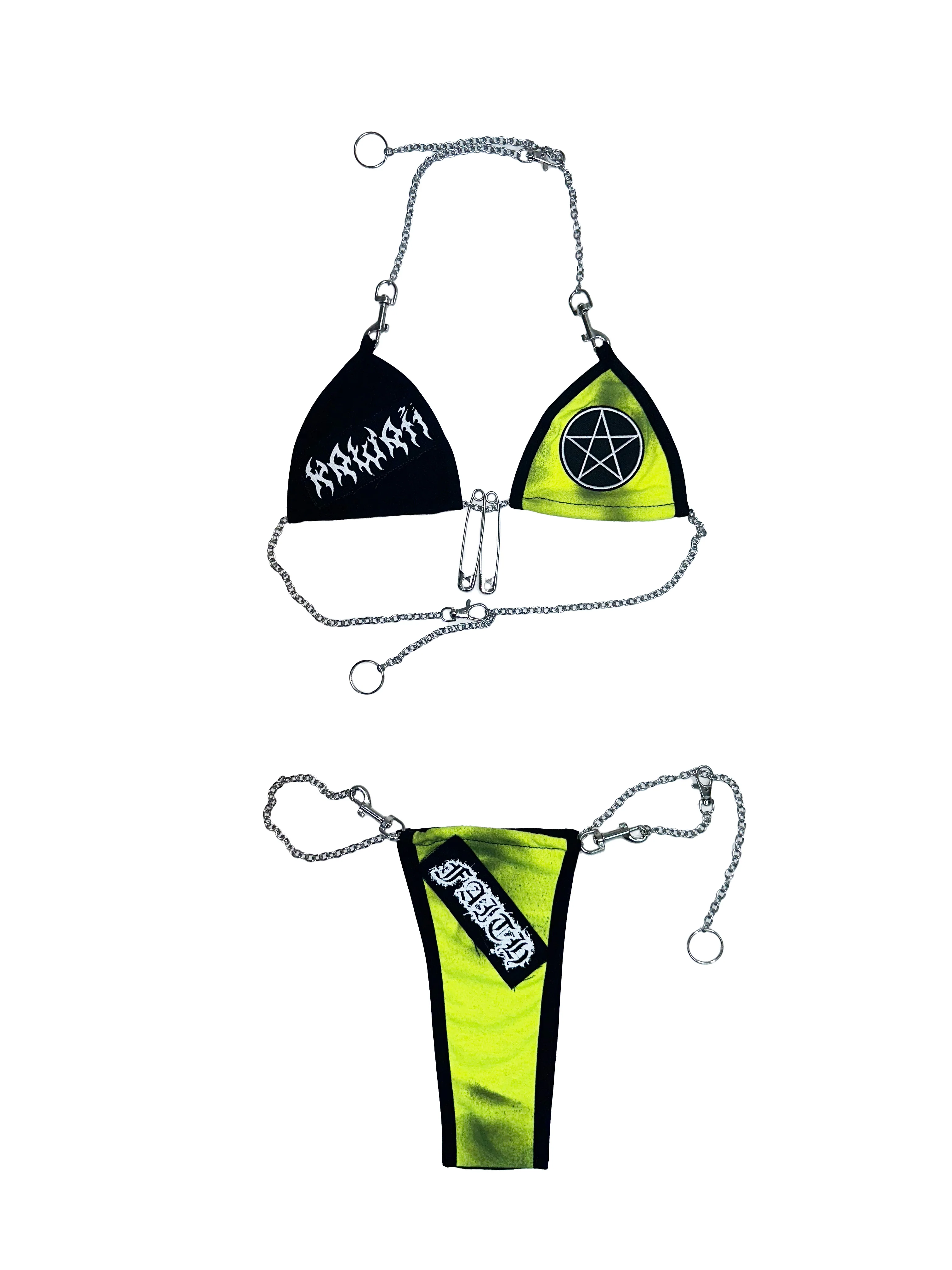 TWO TONE MAVERICK BIKINI (PENTAGRAM) - Image 5