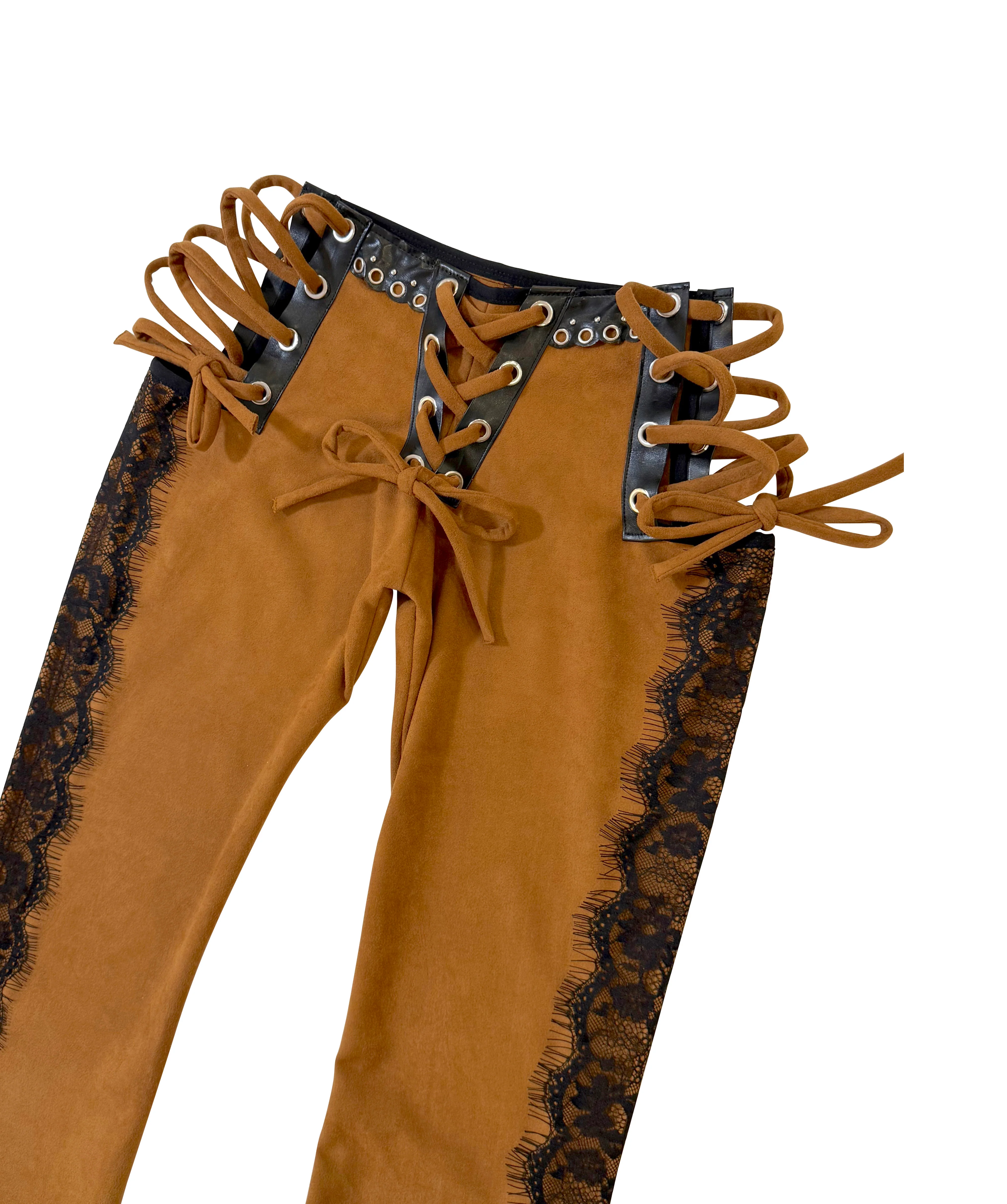 WESTERN GIRL PANTS BROWN - Image 12